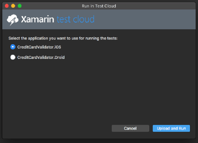 Xamarin Test Cloud